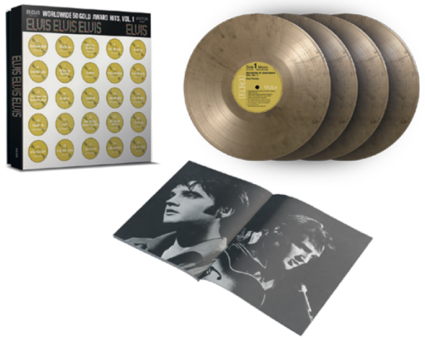 skør Bøde universitetsområde ELVIS PRESLEY “WORLDWIDE 50 GOLD AWARD HITS (VOL.1) 4LP BOX-SET (COLOURED  VINYL) - Memphis Mansion