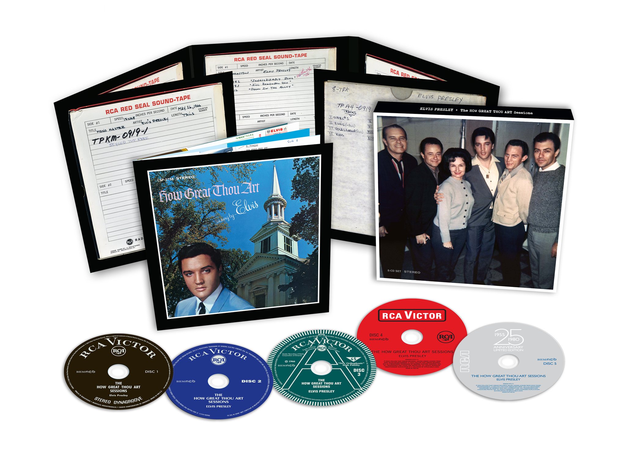 FTD 184 'The How Great Thou Art Sessions' (5CD) Memphis Mansion