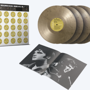 Elvis Presley Worldwide 50 Gold Award Hits Vol. 1 - Limited Gold & Black Marble 4 LP Record Box Set