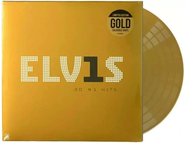 Elvis - 30 #1 Hits 2LP Limited Gold Coloured Vinyl - Memphis Mansion