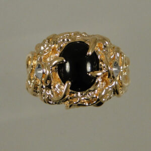 Black Star Sapphire Ring