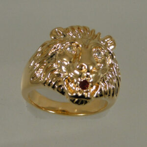 Lion Head Ring