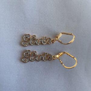 Elvis Earrings Gold plated