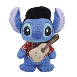 Stitch As Elvis Fluffy Figurine - Blue Hawaii
