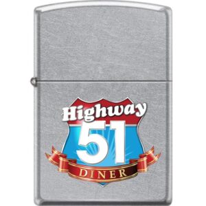 Zippo Lighter - Highway 51 (Forudbestilling)