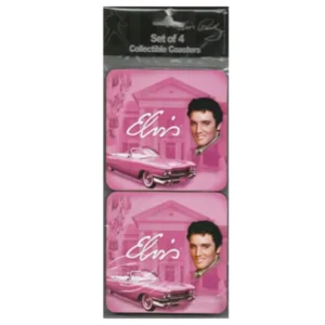 Elvis Bil Coasters (4-Set)