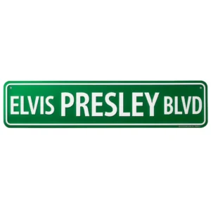 Elvis Presley Boulevard Skilt